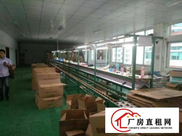 
龙岗爱联一二楼带装修3200平米，厂房急租