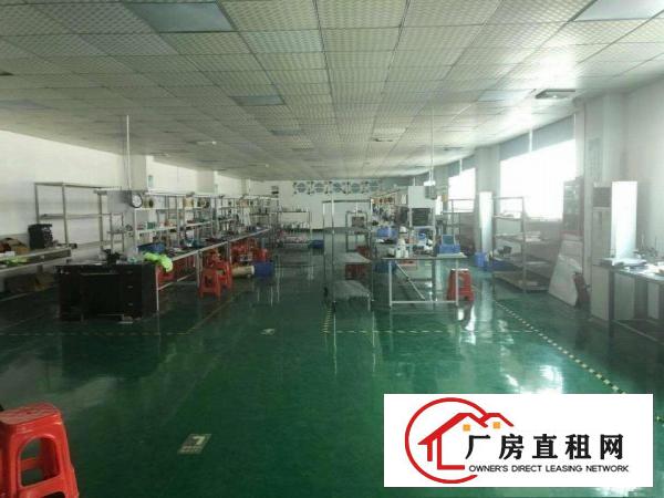 
龙岗宝龙新出楼上2100平带装修厂房出租