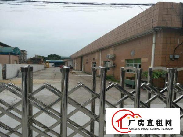 
常平九江水新出原房东单一层厂房1900平，租金便
