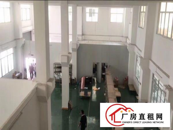 
常平新出独栋厂房共二层1400平方，带牛角，地坪漆