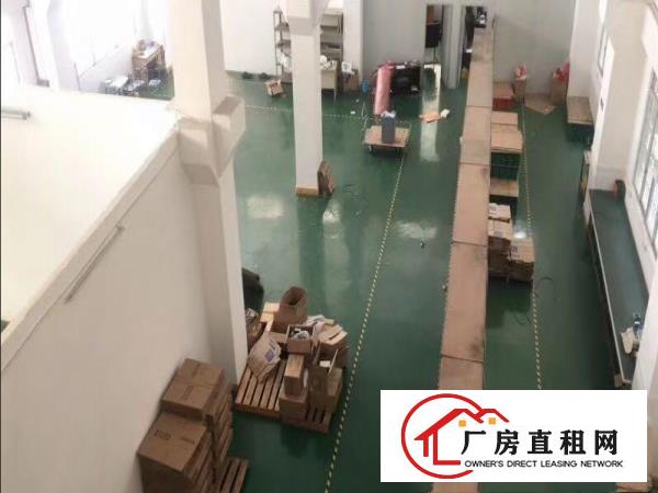 
常平新出独栋厂房共二层1400平方，带牛角，地坪漆