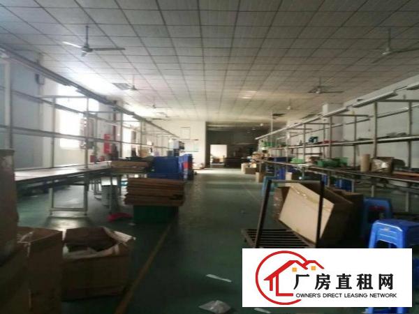 
常平土塘工业园新出楼上1080平方带装修厂房出租
