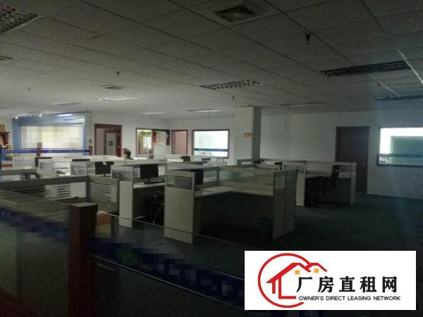 
龙岗宝龙新出楼上精装修厂房1100平招租形象好
