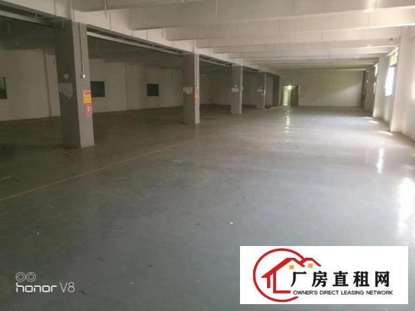
龙岗同乐楼上1400平有地坪漆电梯厂房可分租