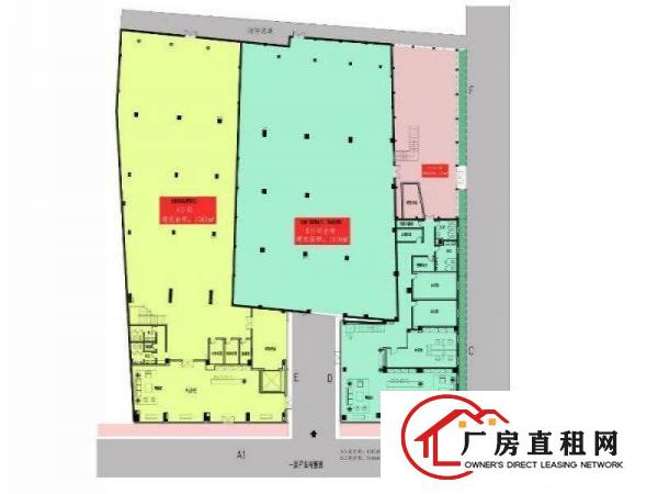 
平湖独院厂房招租有空地层高45.5米可分组