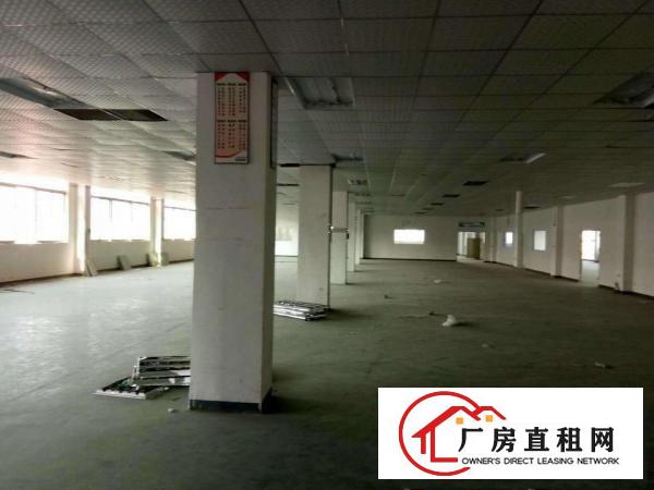 
坪地高新产业园楼上厂房2000平，精装修吊顶地坪漆