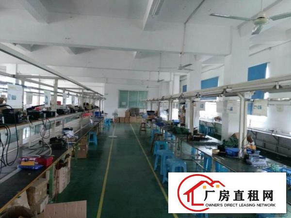 
出租坪山坑梓无尘车间带产线带装修2楼厂房500平米