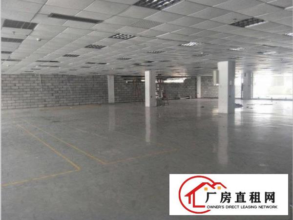 
坪山大工业区新出楼上2500平带地坪漆装修厂房出租