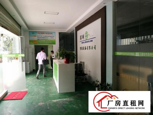 
观澜松元环观中路轻轨旁工业区带装修一楼厂房出租