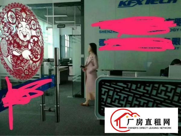 
观澜章阁新出800平方，精装修，钢化玻璃办公室