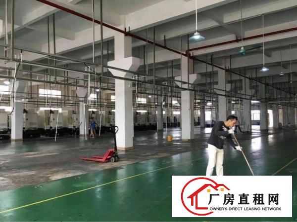 
凤岗镇碧湖大道边标准一楼厂房2100平方米带水电