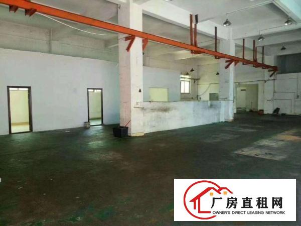 
清溪三中工业区，出租一楼800平米塑胶厂房，有行车