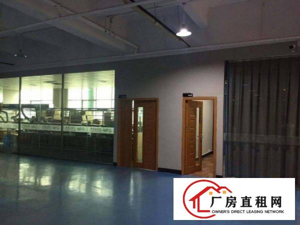  树田刚空出楼上精装修厂房800平方水电齐可办环评货梯直达