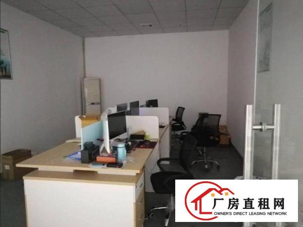 东方新出三楼1100平方厂房豪华办公室装修大气前台