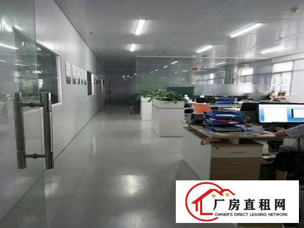  免租期长虎门怀德新空出3楼1200平方厂房带装修无公摊