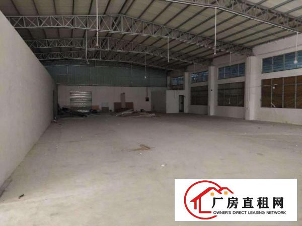  虎门白沙单一层厂房1200平招租无柱子带多间办公室高6米