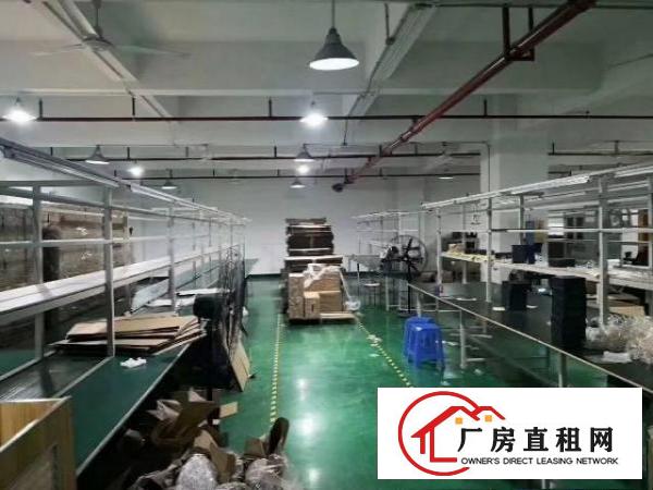  长安镇厦边出租二楼带办公室精装修厂房420平配套齐全可分租