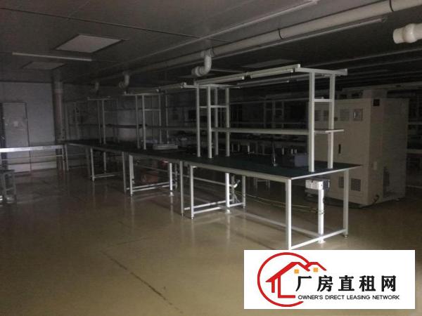  可做口罩医疗器材长安镇出租二楼1000平厂房现成无尘车间
