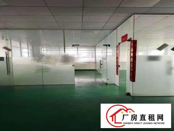  长安新出楼上精装修！厂房出租1300平方，地坪漆完整！