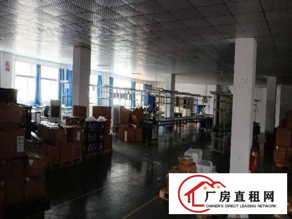  沙田镇工业区出租二楼1100平厂房有天花吊顶地坪漆消防等