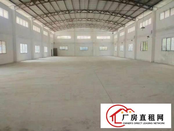  厚街白濠独门独院钢构厂房出租6500平米，可分租，空地超大