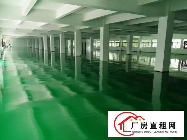  工业园3600平全新地坪漆厂房，现成办公室