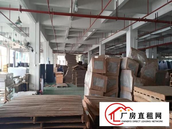  厚街镇双岗原房东厂房3900平方带现成装修地坪漆出租