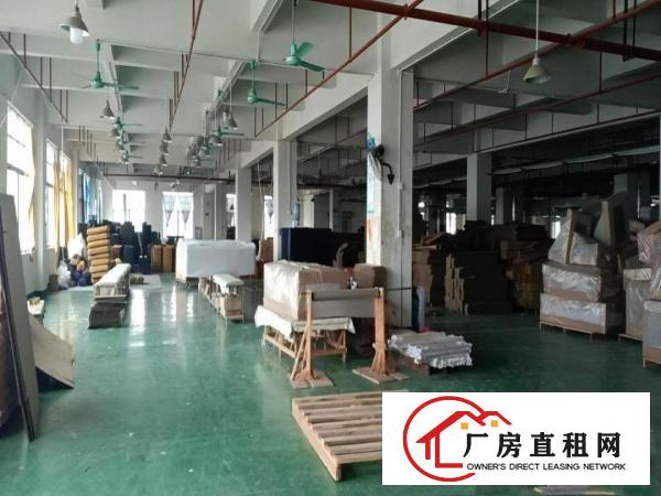  厚街镇双岗原房东厂房3900平方带现成装修地坪漆出租