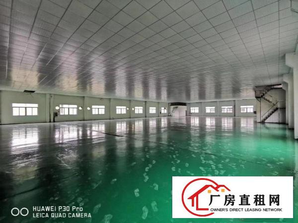  大片美村工业园区二楼1250㎡厂房带全新地坪漆天花吊顶