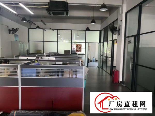  有现成办公室精装修大岭山镇出租二楼800平厂房格局形象好