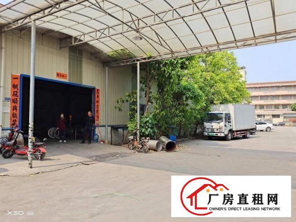  大岭山原房东单一层钢结构厂房1300平米分租，带行车