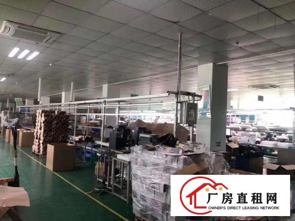  大岭山新出工业园单层1000平方厂房，有全新地坪漆