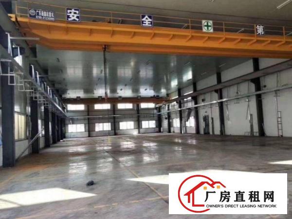  蔡边工业区独院单一层厂房出租1000，滴水8米，带行车