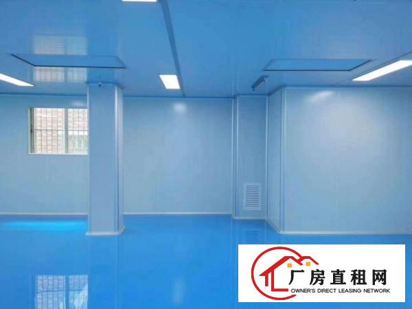  十万级无尘车间4000平，无转让费，实际面积