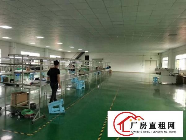  大朗水口工业区新出厂房一二楼出租，每层1200平，有装修