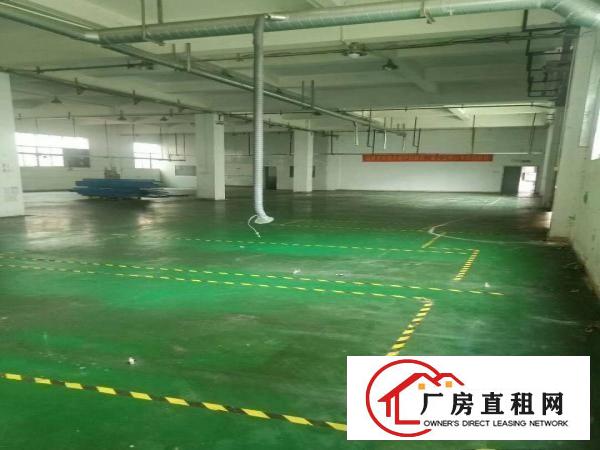  大朗水口工业区新出厂房一二楼出租，每层1200平，有装修