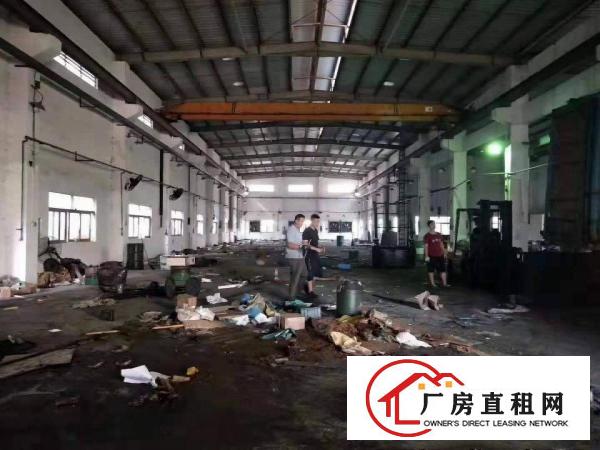  大朗洋坑塘工业区独院单一层1600平8米高钢构出租，水电齐全