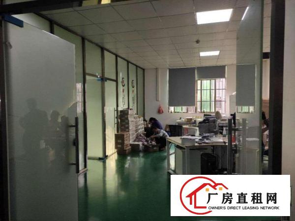  带地坪漆精装修,3楼1280平,大朗洋乌工业园标准厂房可分租