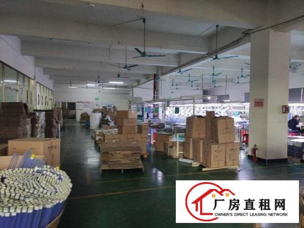  带地坪漆精装修,3楼1280平,大朗洋乌工业园标准厂房可分租