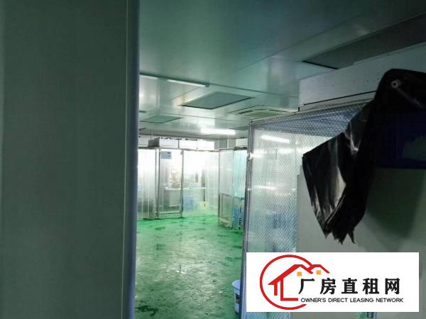  黄江北岸村新出带装修干级无尘车间1200平方，三楼厂房出租，