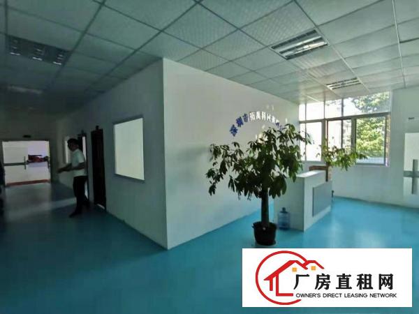  原房东便宜租！清湖头1000平米楼上厂房精装修，电子配件