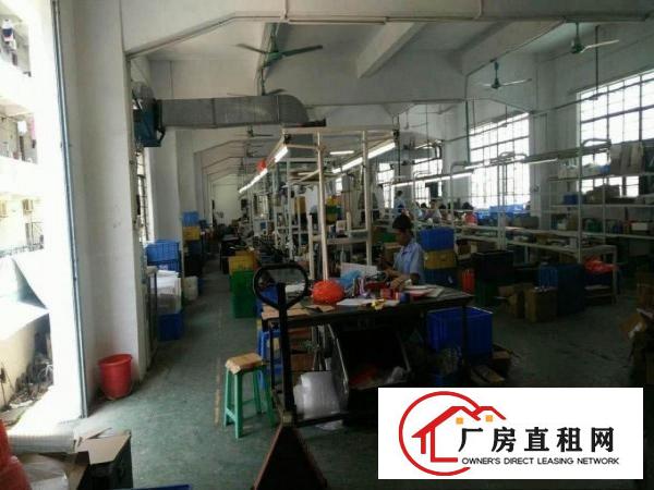  【贸易电子业：龙背岭1000平米标准3楼厂房：可进出大车】