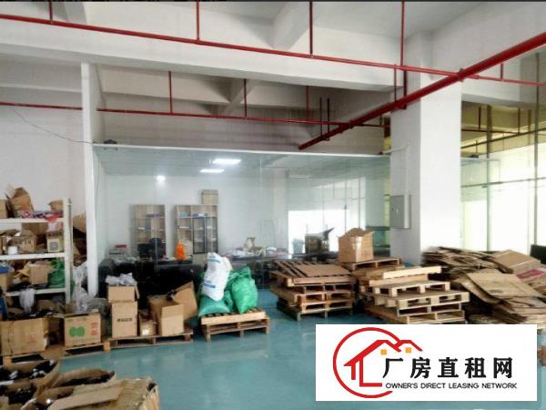  塘厦清湖头1200平米标准厂房二楼独立办公室带家具