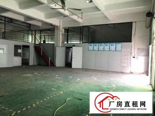  田心业主自建厂房一楼整层800平带阁楼