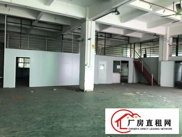  田心业主自建厂房一楼整层800平带阁楼