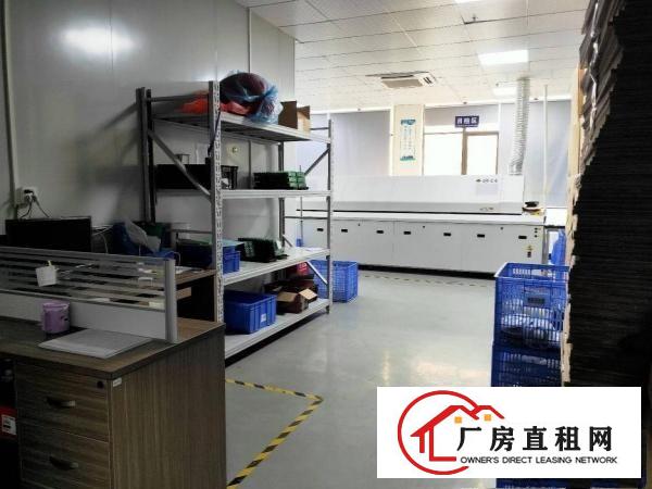  塘厦科苑城原房东楼上2000平厂房出租现成无尘车间无需转让费