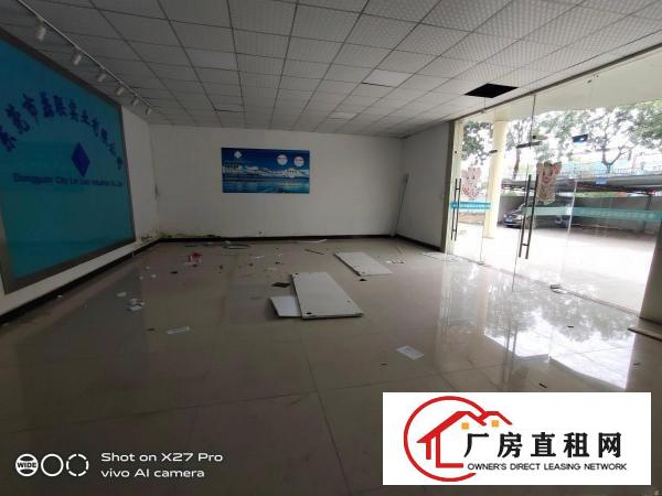  塘厦科苑城新出标准一楼750平带牛角现成办公室花园式厂房出租
