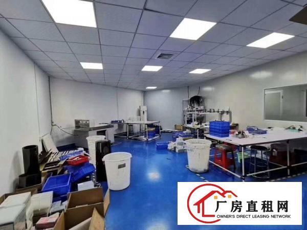  塘厦科苑城无尘车间2000平厂房出租，带有现成风淋室靠近高速