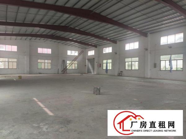  塘厦龙背岭原房东马路边独栋520平钢构厂房实际面积出租