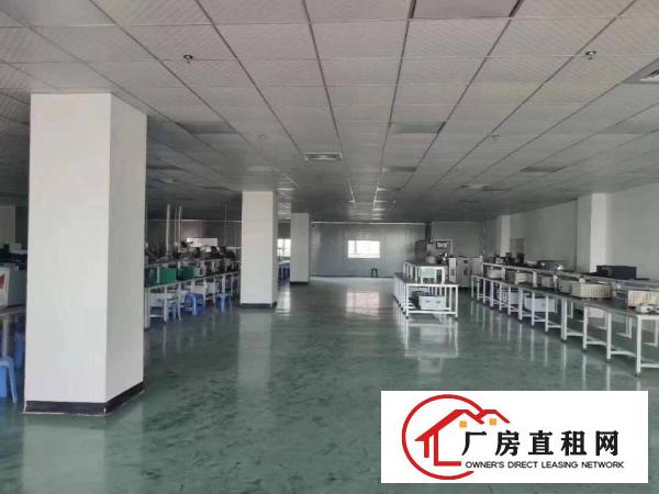  塘厦稀缺精装修楼上厂房1250平方带无尘车间出租